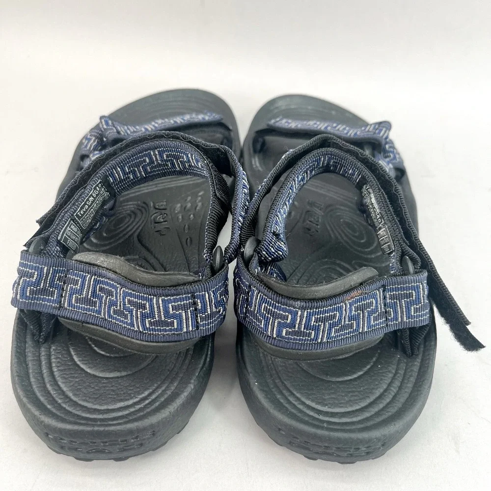Teva Mens 11 Hurricane Sandals Shoes Navy Aztec Hiking Outdoor Strappy‎ Water